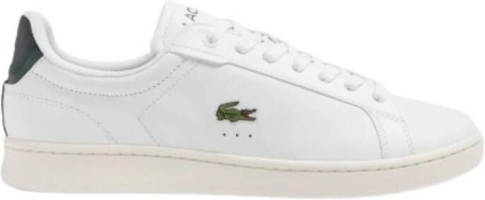 Lacoste Witte leren Carnaby voor heren White Heren