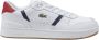 Lacoste Witte leren lage sneakers met rubberen zool White Heren - Thumbnail 17