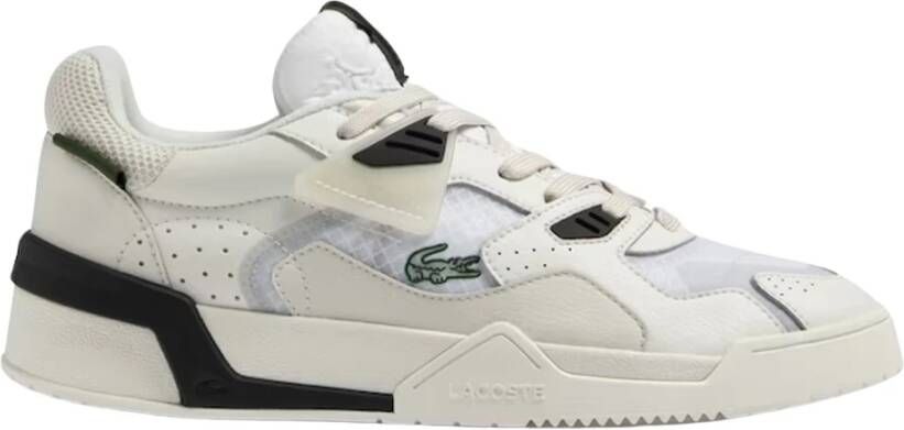 Lacoste Witte Leren Sneakers 125 Wit Heren