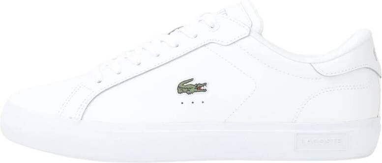 Lacoste Witte Sneakers Powercourt Heritage Stijl