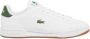 Lacoste Witte sportieve leren sneakers - Thumbnail 1