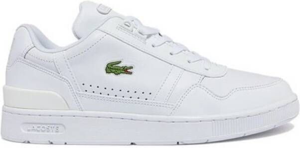 Lacoste Retro-geïnspireerde leren en synthetische sneakers White Heren - Foto 9