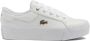 Lacoste Witte Gouden Platform Sneakers Vrouwen White Dames - Thumbnail 2