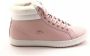Lacoste Dames Leren Sneakers Pink Dames - Thumbnail 2