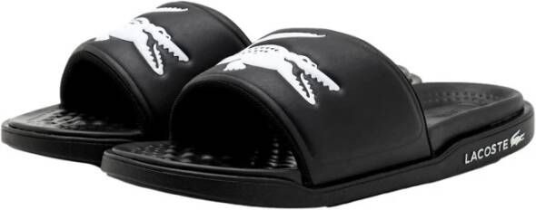 Lacoste Croco Dualiste Blk Wht Schoenmaat 46 Slides & sandalen 43CMA0020 - Foto 6