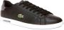 Lacoste Zwarte leren sneakers Graduate Lcr3 Black Heren - Thumbnail 1