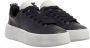 Lacoste Zwarte Leren Sneakers met Logo-Embossing Black Dames - Thumbnail 2