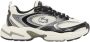 Lacoste dames sneaker Storm Sneaker leder en mesh wit zwart grijs - Thumbnail 1