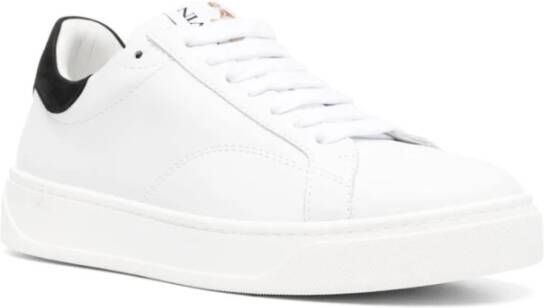 Lanvin 0010 White Black Ddb0 Sneakers voor vrouwen White Dames