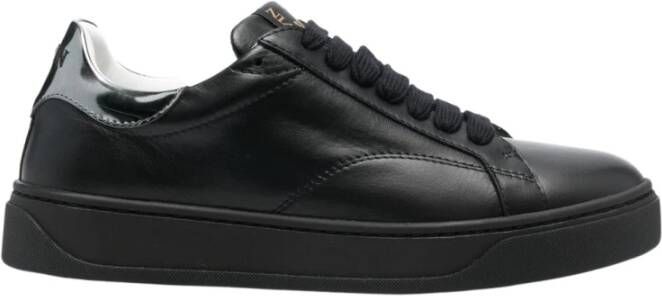 Lanvin 10M2 Zwart Zilver Sneakers Black Dames