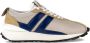 Lanvin Beige Hardloopschoenen met Donkerblauwe Leren Inzetstukken Beige Heren - Thumbnail 12