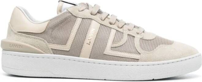 Lanvin Clay Mesh Sneakers Beige Heren