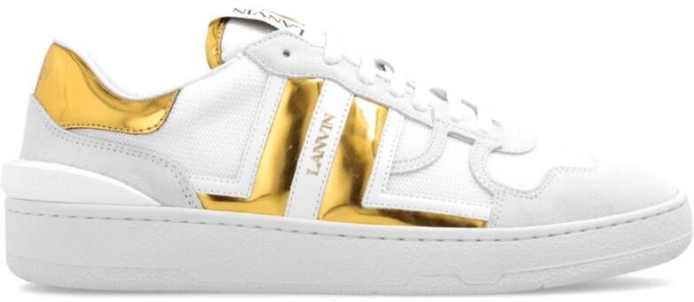 Lanvin Clay Low Cut Sneakers White Dames