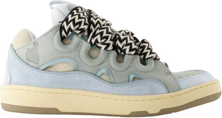 Lanvin Curb Leather Sneakers
