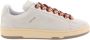 Lanvin Aztec-Weave Vetersluiting Suède Sneakers Beige Heren - Thumbnail 1