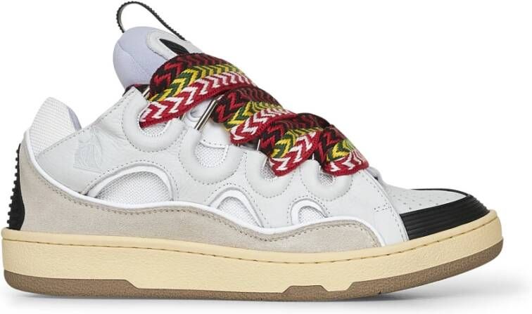 Lanvin Witte Sneakers Stijlvol Comfortabel Unisex Schoenen White Heren