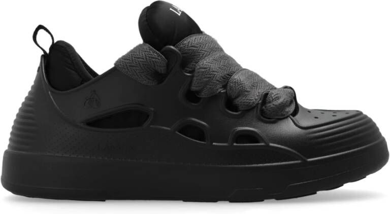 Lanvin Curb sneakers met verwijderbare binnenzool Black Heren