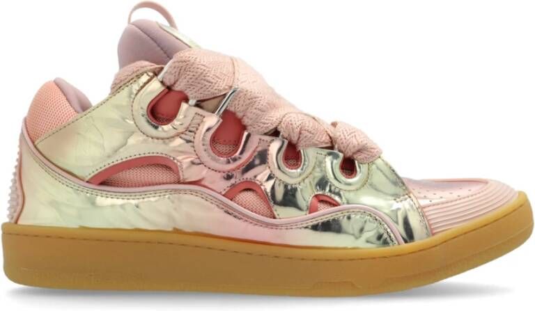 Lanvin Curb Sneakers Pink Heren