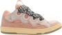 Lanvin Curb Sneakers Technische mix ronde neus vetersluiting Pink Heren - Thumbnail 1