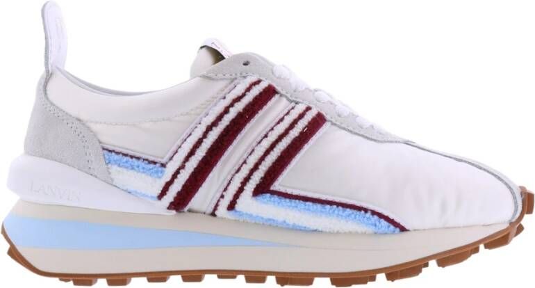 Lanvin Dames Leren Sneakers White Dames