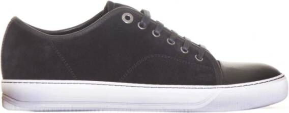 Lanvin Leren Sneakers voor Heren Stijlvol en Comfortabel Black Heren