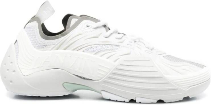Lanvin Veelkleurige stof en rubberen flash-x sneakers Wit Dames
