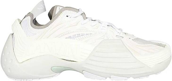 Lanvin Veelkleurige stof en rubberen flash-x sneakers Wit