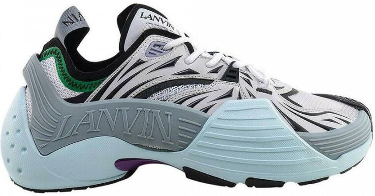 Lanvin Flash-X Sneakers met Creatief Design en Technische Elementen Blue Heren