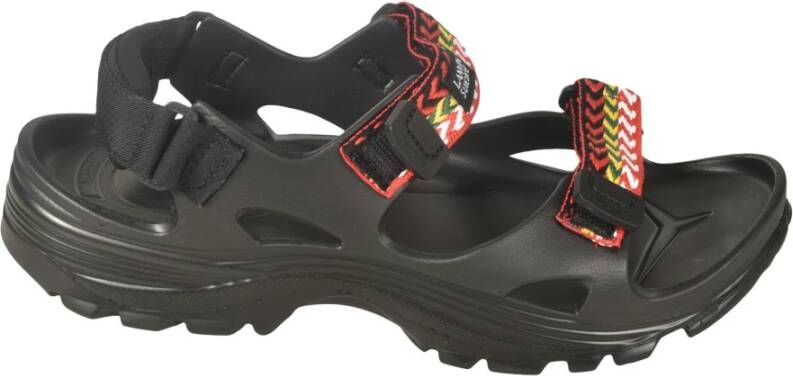 Lanvin Flat Sandals Zwart Heren