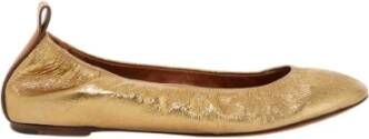 Lanvin Gelamineerde leren ballerina flats