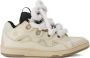 Lanvin Geperforeerde leren sneaker met touwveters - Thumbnail 1