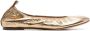 Lanvin Gouden Leren Ballerina Schoenen Beige Dames - Thumbnail 2