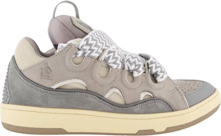 Lanvin Grijze Curb Sneaker Gray Dames