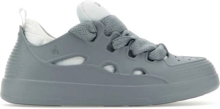 Lanvin Grijze Curb Sneakers van Rubber Grijs Heren