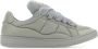 Lanvin Grijze leren Curb XL sneakers Grijs Heren - Thumbnail 1