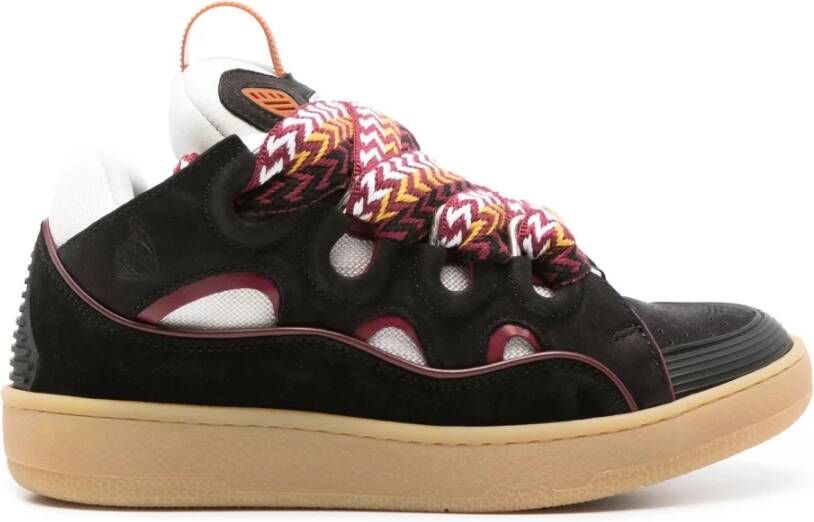 Lanvin Honey Black Curb Sneakers Black Dames