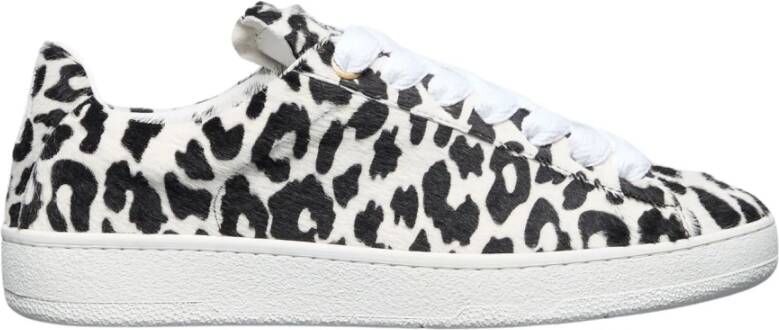 Lanvin Koe Print Lage Sneakers Multicolor Heren