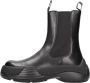 Lanvin Kalfshaar Laarzen Black Dames - Thumbnail 1