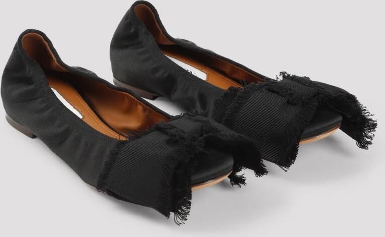 Lanvin Ballerina Flat met een satijnen strik - Foto 2