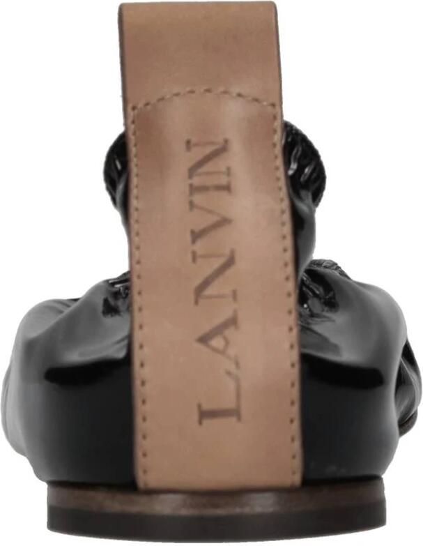 Lanvin Platte schoenen Zwart
