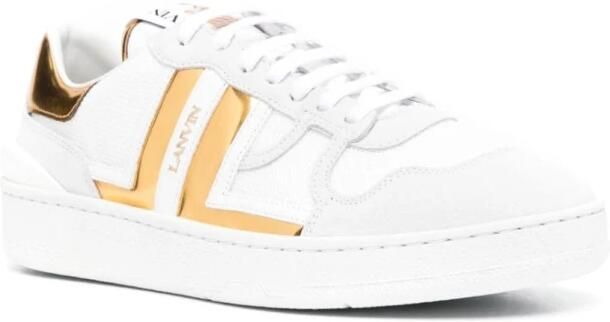 Lanvin Clay Veterschoenen Wit Dames