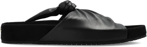 Lanvin Cocoon Flat Leather Mule