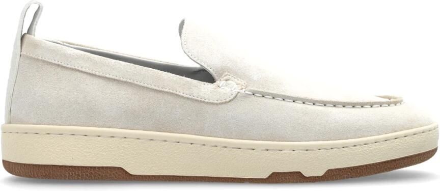 Lanvin Cruiser Suede Mocassins