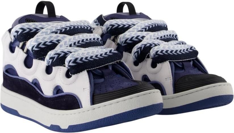 Lanvin Curb Leather Sneakers