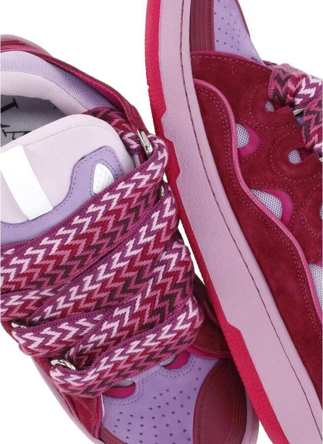 Lanvin Curb Leather Sneakers