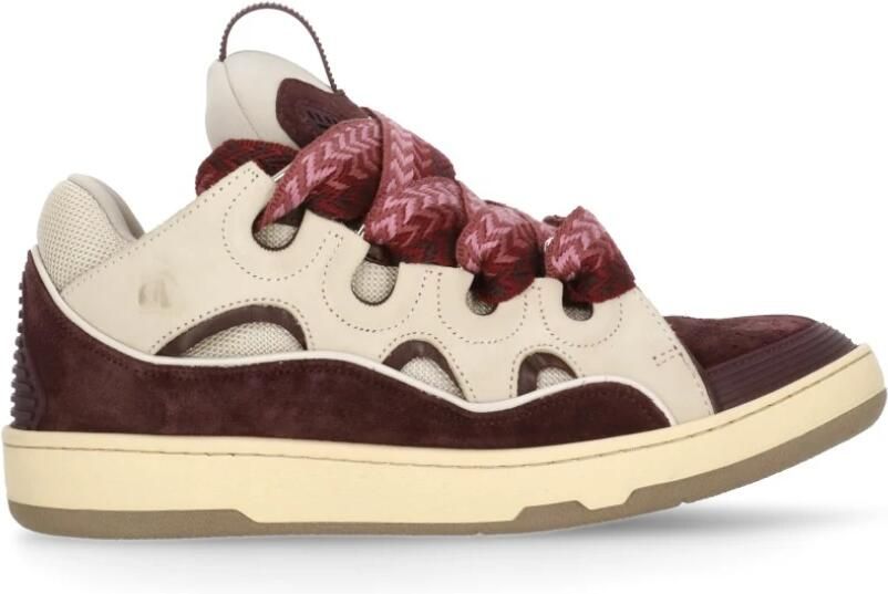 Lanvin Curb Leather Sneakers