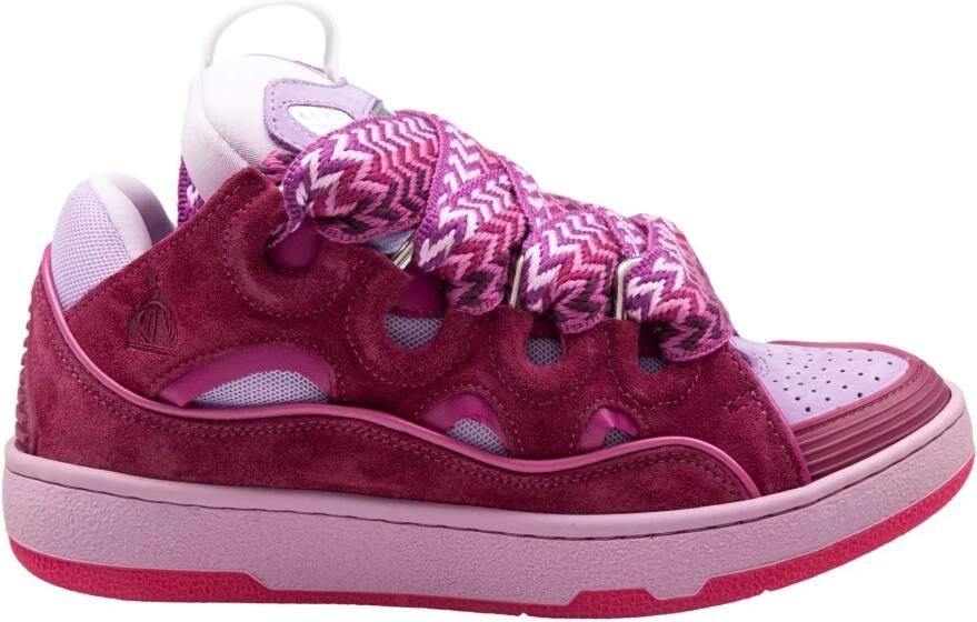 Lanvin Curb Leather Sneakers