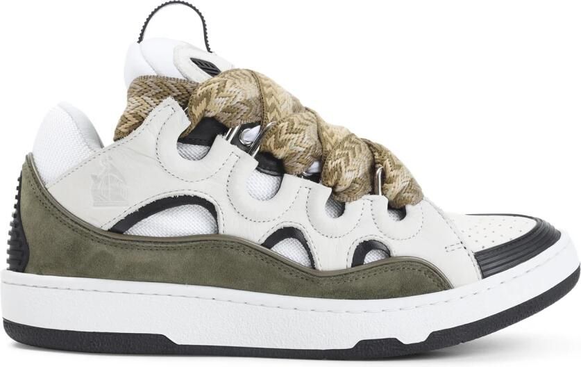 Lanvin Curb Leather Sneakers