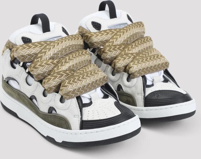 Lanvin Curb Leather Sneakers - Foto 2