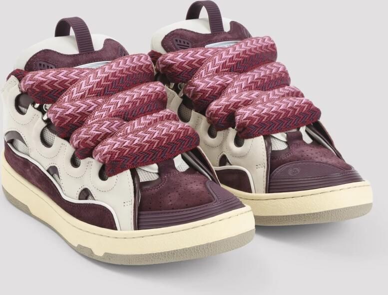 Lanvin Curb Leather Sneakers - Foto 2